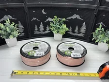 2 ROLLS! Install Bay PWPK18500 18 AWG Single 500' Pink Stranded TWP Primary Wire