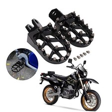 Dirt Bike Foot Pegs CNC Footpegs RM125/250/250Z RMX250 DRZ400/E/S/SM Black