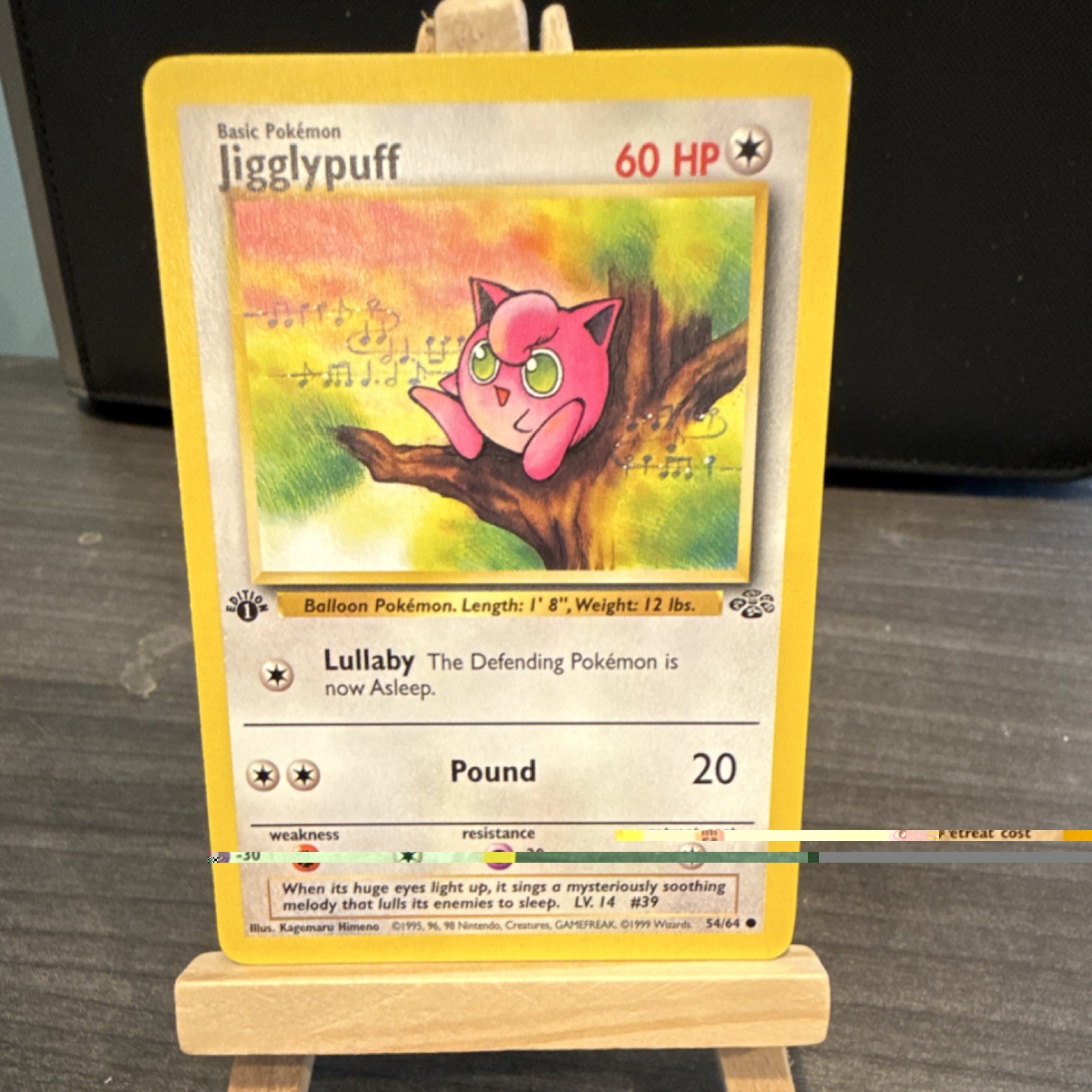 Pokémon Jigglypuff Jungle 1st Edition (54/64) NM
