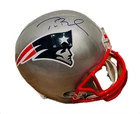 TOM BRADY Signed Riddell Football HELMET NFL Full sized Rep Patriots Tristar COA