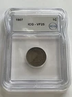 1907 ICG Very Fine 25 Indian Cent