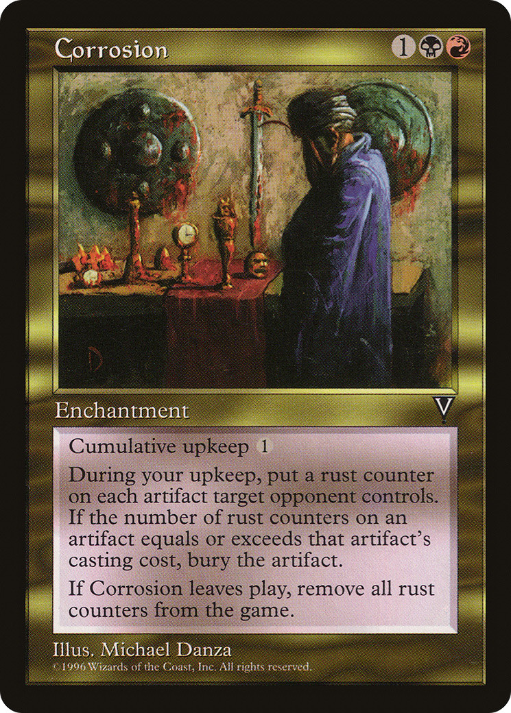 Corrosion (HP) Visions VIS Magic MTG