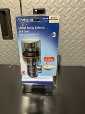 Keeney K820 77BN Sink Pop Up Assembly Brushed Nickel Drain Kit with Lift Rod