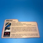 RARE/HIGH-GRADE COND. Hasbro "1983" G.I. Joe:ARAH Cobra Viper Pilot "FILE CARD"!