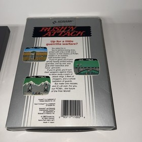 hangtab Rush'n Attack completo di scatola nintendo nes gioco a 5 viti CIB