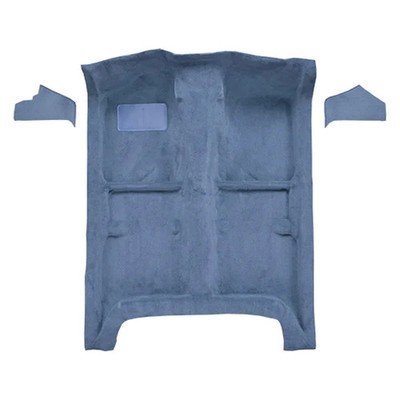 For BMW 535i 85-88 Carpet Essex Replacement Molded Lapis Blue Complete Carpet