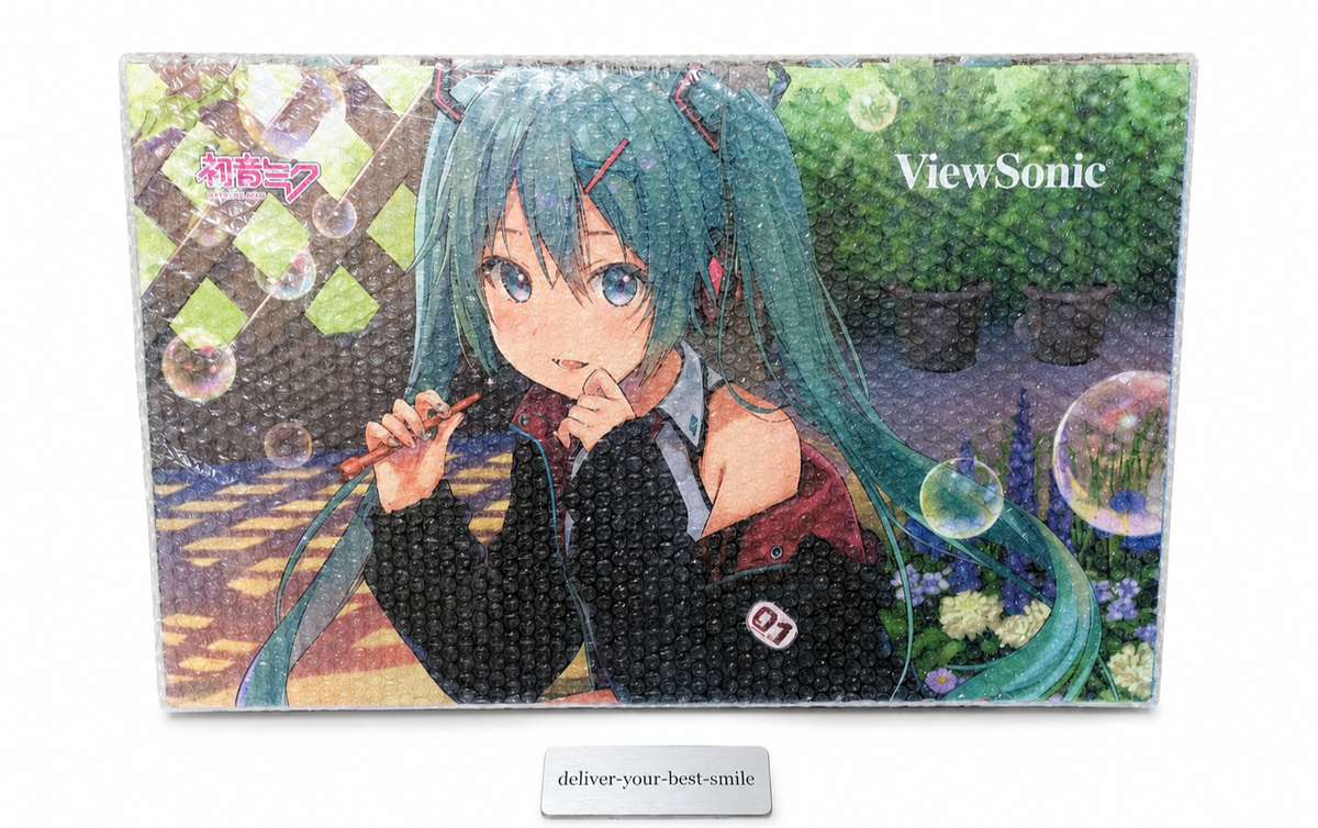 ViewSonic × HATSUNE MIKU display 23.8 in. Wide ISP Full HD 5ms