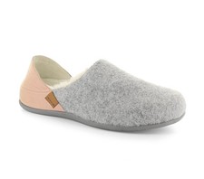 Strive Sofia Women's Fold Down Heel Supportive Slipper Light Grey - 8 Medium
