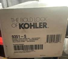 Kohler Expanse Shower Rod In Polished Stainless 60" Expandable K-9351-S