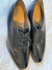 Jones the Bootmaker  Mens  Black Leather Lace Up Shoes in UK 8