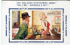 Stationery sexual innuendo Bamforth Comic seaside postcard unposted