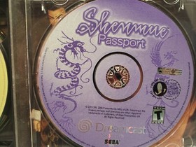 Shenmue (Dreamcast, 2000) 4 Discs - Complete In Case w/Manual and Passport