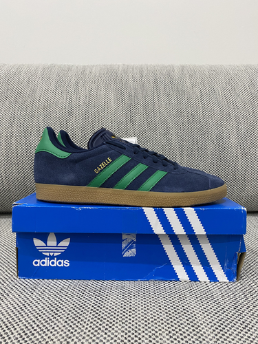 Adidas Gazelle Collegiate Navy / Green / Gum US 10 - Picture 3 of 8