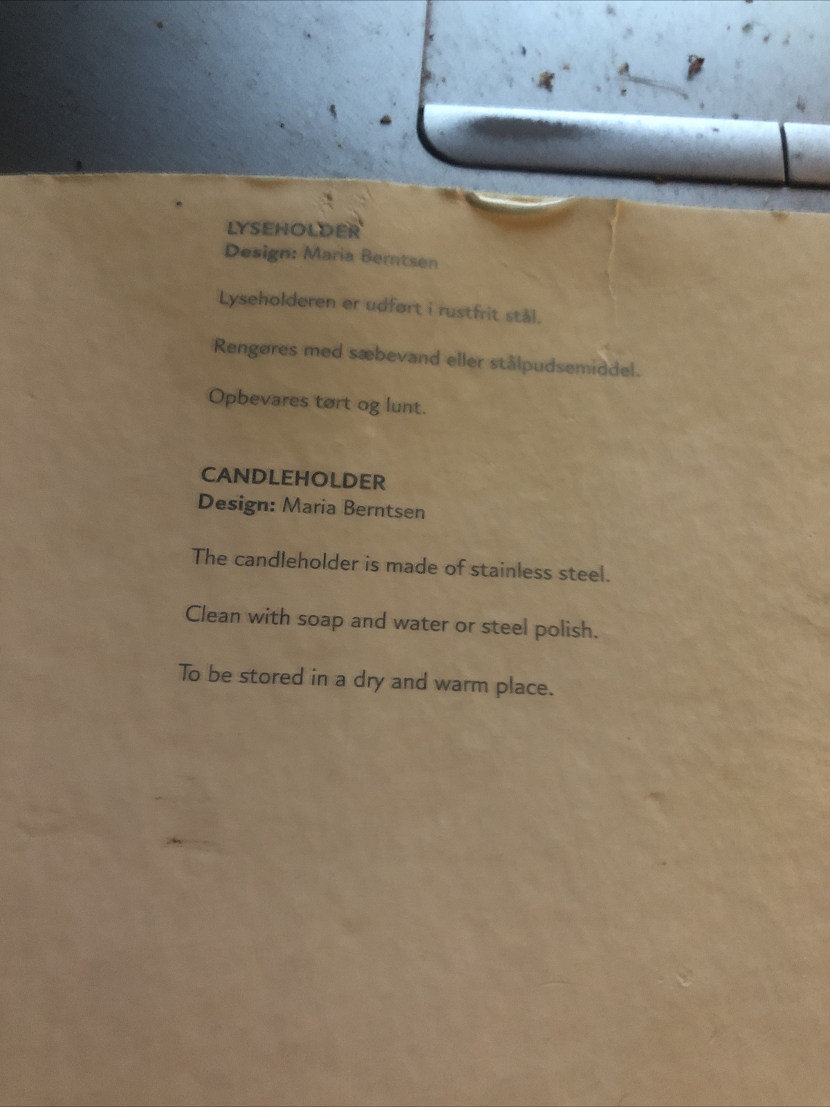 4x Jensen Christmas Tree Candle Holdersstainless Steel By Maria