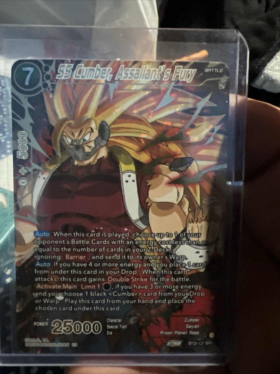 SS Cumber Assailant's Fury Dragon Ball Super Critical Blow