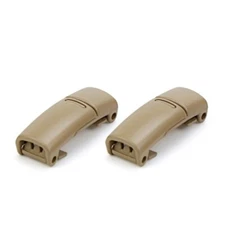 Shoelace Buckle Magnetic No Tie Lock , Convenient Shoe Buckle Khaki 4Pairs