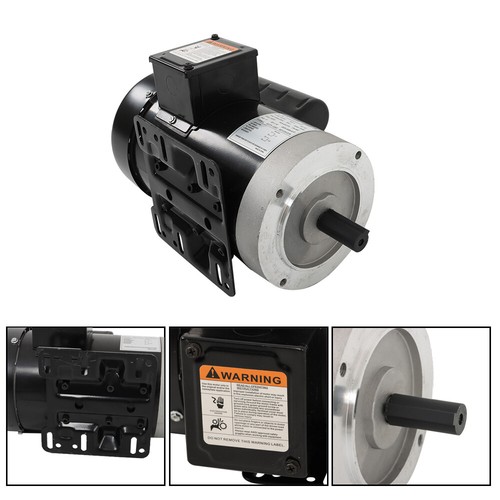 Motor Eléctrico 5HP 3450RPM 5/8" Eje Monofásico 208-230V 56C Marco 60HZ TEFC - Imagen 5 de 15