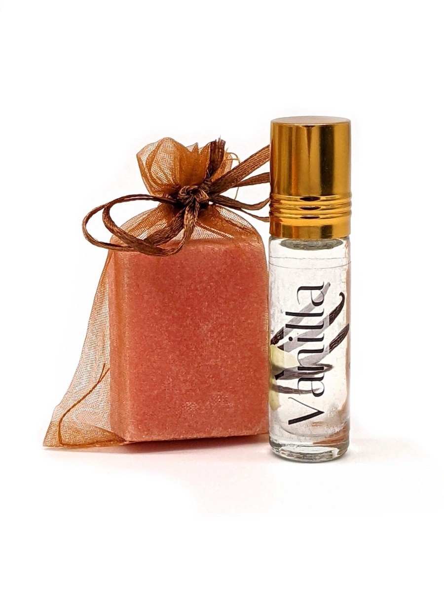 EQUAL EARTH Vanilla Perfume Roll On Oil Block Fragrance Natural