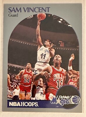 Sam Vincent 1990 Hoops with Michael Jordan Wearing #12 Card | eBay