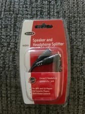 Belkin Black Speaker and Headphone Splitter New
