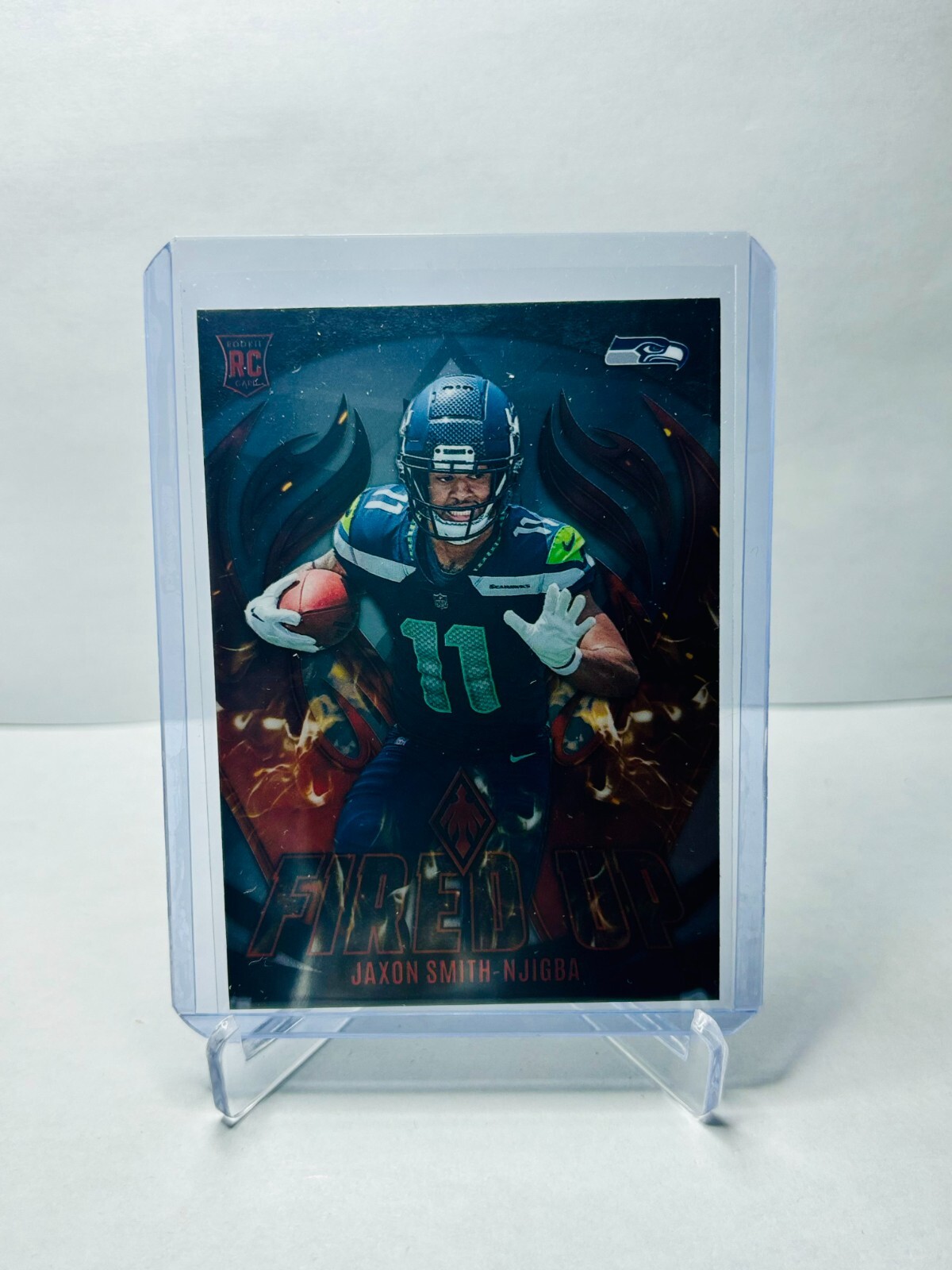 2023 Panini Phoenix Fired Up JAXON SMITH-NJIGBA Rookie #FU-12 Seahawks