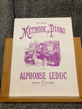 Alphonse Leduc Henri d'Aubel Méthode piano 100e édition éditions Leduc OCCASION