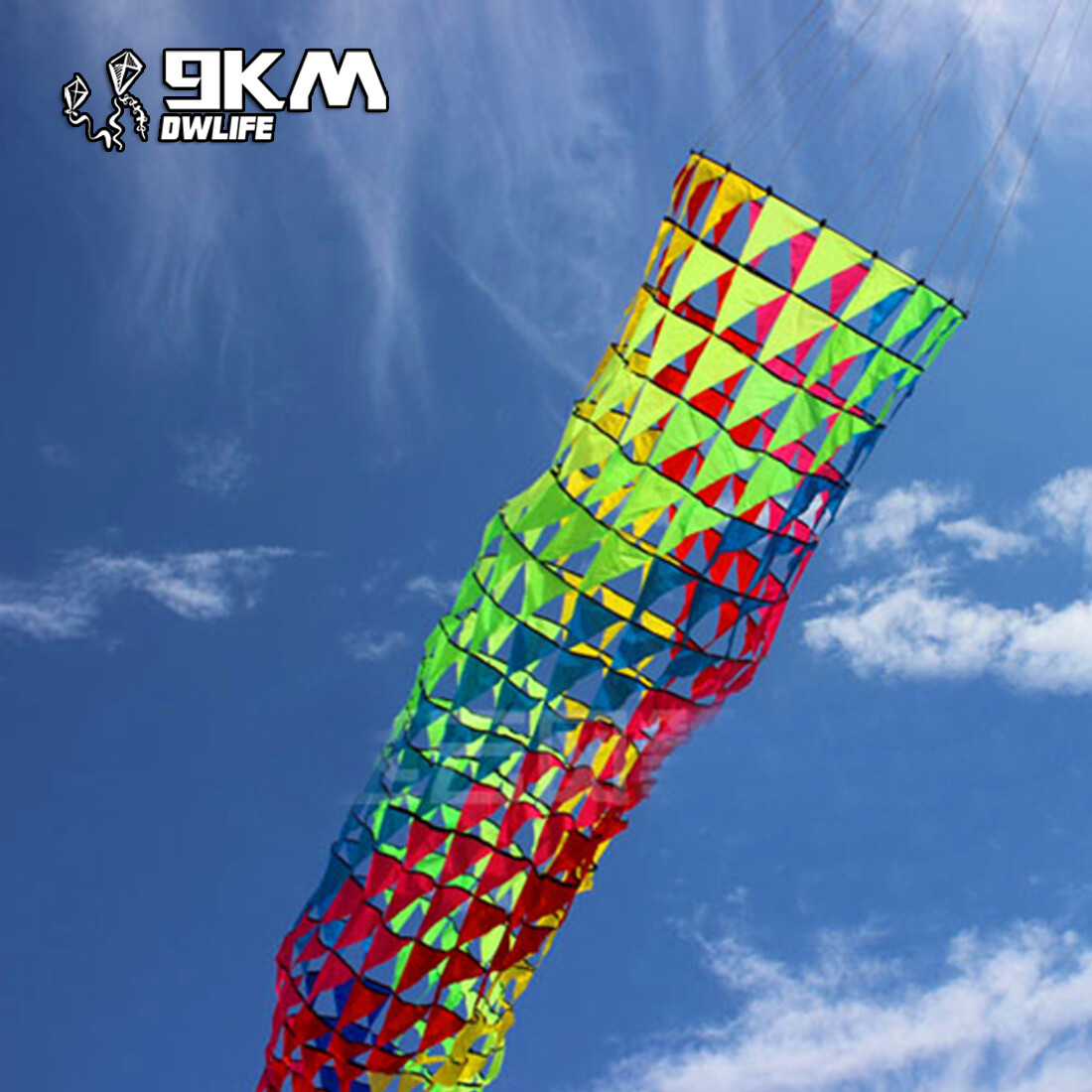 Butterfly Kites Large 9KM Colorful Rainbow Kite Tail Windsock Line ...