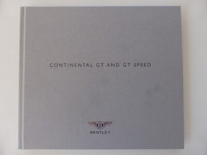 Bentley Continental GT & GT Speed 2010 Deluxe Hardcover Sales book