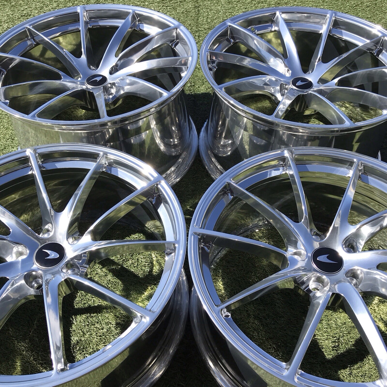 19 20 MCLAREN 720S RIMS STOCK ORIGINAL RIMS OEM 14B0405CP CERAMIC COATED 720 S