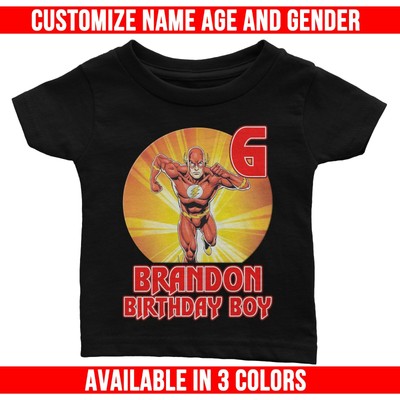 flash birthday shirt