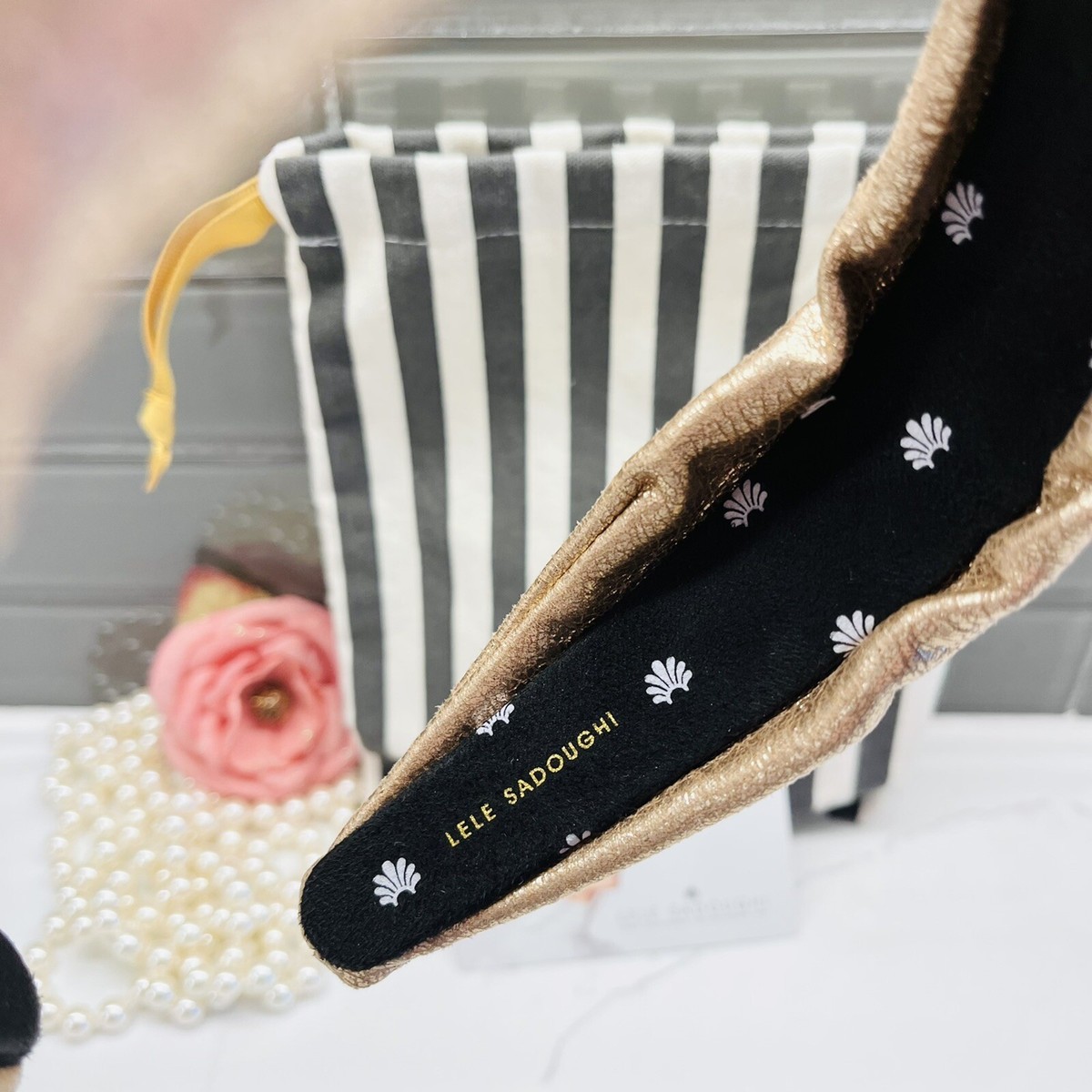 LELE SADOUGHI Knotted Headband Rose Gold | eBay display picture 1