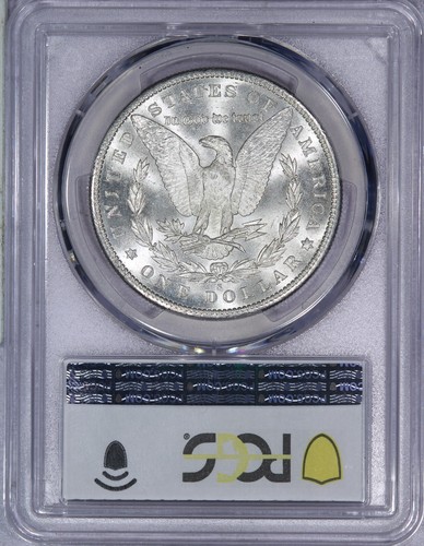 1881-S Morgan Silver Dollar $1 PCGS MS63 - Extremely Lustrous & Semi-PL - Picture 2 of 4