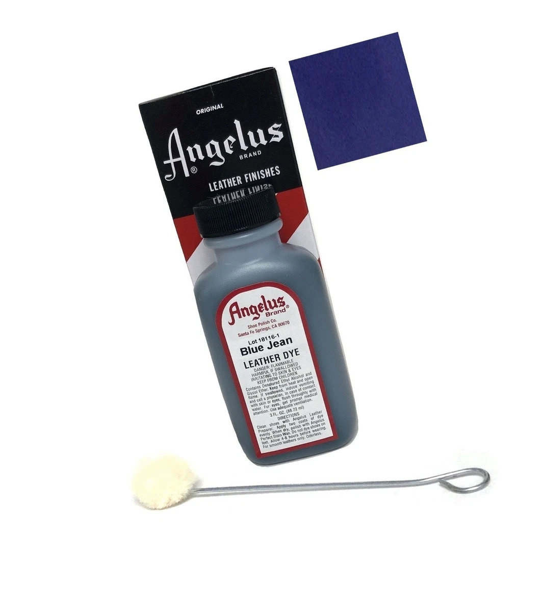 Angelus Leather Dye Light Blue 3oz