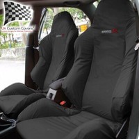 Honda Integra Type-R Dc5 Vorderes Sitzabdeckungs-Set Black Emb 143