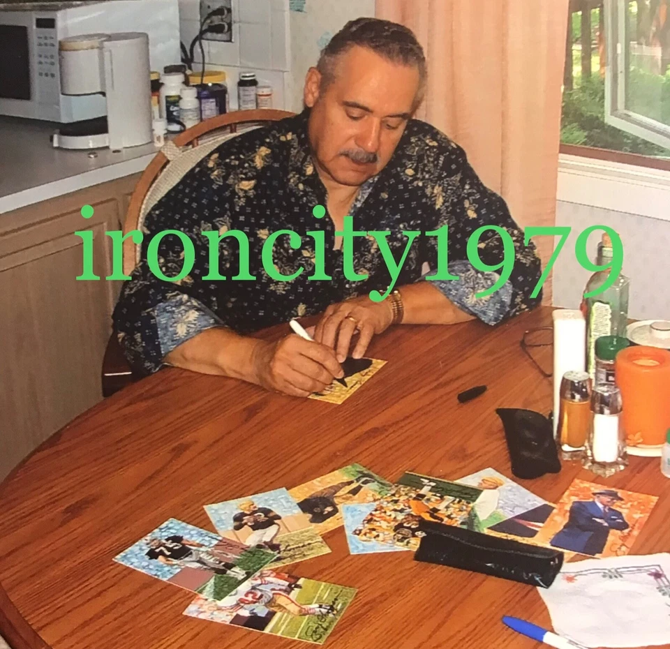 GARY THOMAS auto autograph signed Goal Line Art card of Tony Canadeo Packers COA - Image 3 of 4