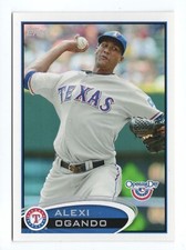Alexi Ogando 104 2012 Topps Opening Day Texas Rangers Card