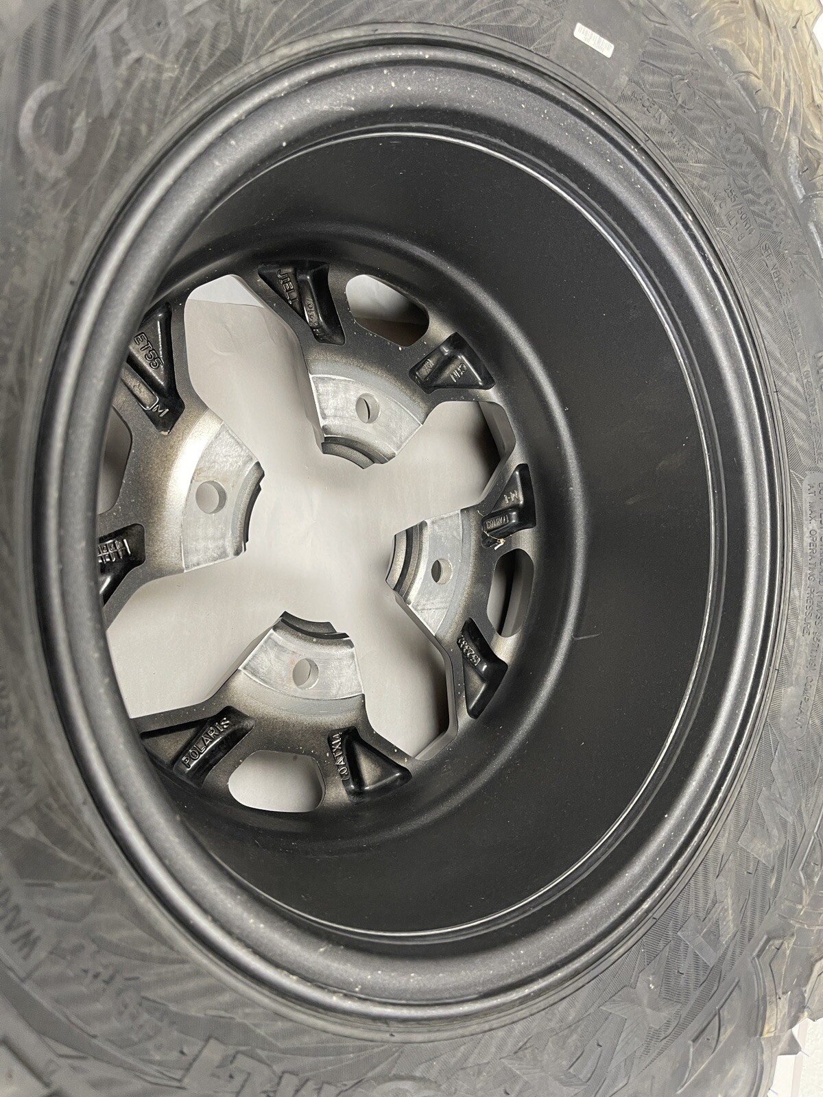 12020 POLARIS RZR PRO XP REAR WHEEL/TIRE MAXXIS CARNIVORE 14x7