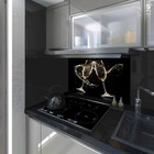 Splashback Toughened Glass Unique Modern Unique Kitchen Champagne Any Sizes