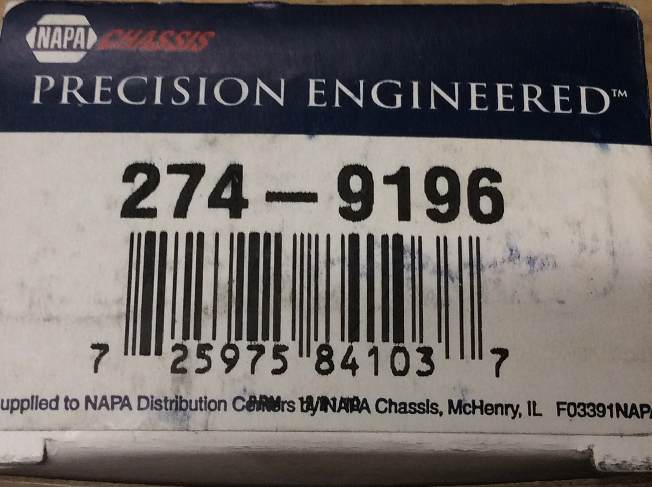 NAPA 2749196 Rack and Pinion Mount Bushing Left Fits 9102 Ford 91
