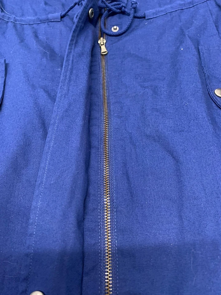 Modcloth Jacket Long Hoodie Blue L Women's A85 - Imagem 3 de 4