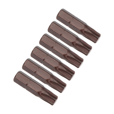 6 Torx Bit Schraubendreher Bit Satz S2 Driver 1/4 Inch Länge H1 / 4 * 25mm * T35