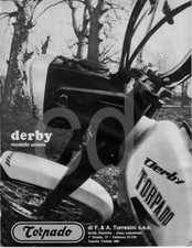 advertising Pubblicità brochure-MOTO TORPADO DERBY-DEMM PING PONG'72-CICLOMOTORI