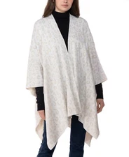 MSRP $79 Inc International Concepts Reversible Topper White Size OSFA