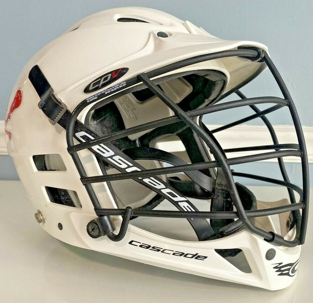 Mens Easton GT Lacrosse Helmet With Neck Guard and Chin Strap Medium eBay