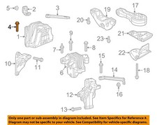 CHRYSLER OEM 11-20 Journey Engine Trans Montaje-Trans Perno Brkt 6510208AA