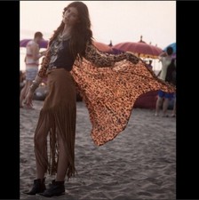 spell Wild Ones Duster Amber Kimono OS Designs tan