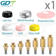 Straight GdtLoc Attachment System Premium Kit Int Hex 2.42mm Prosthetic