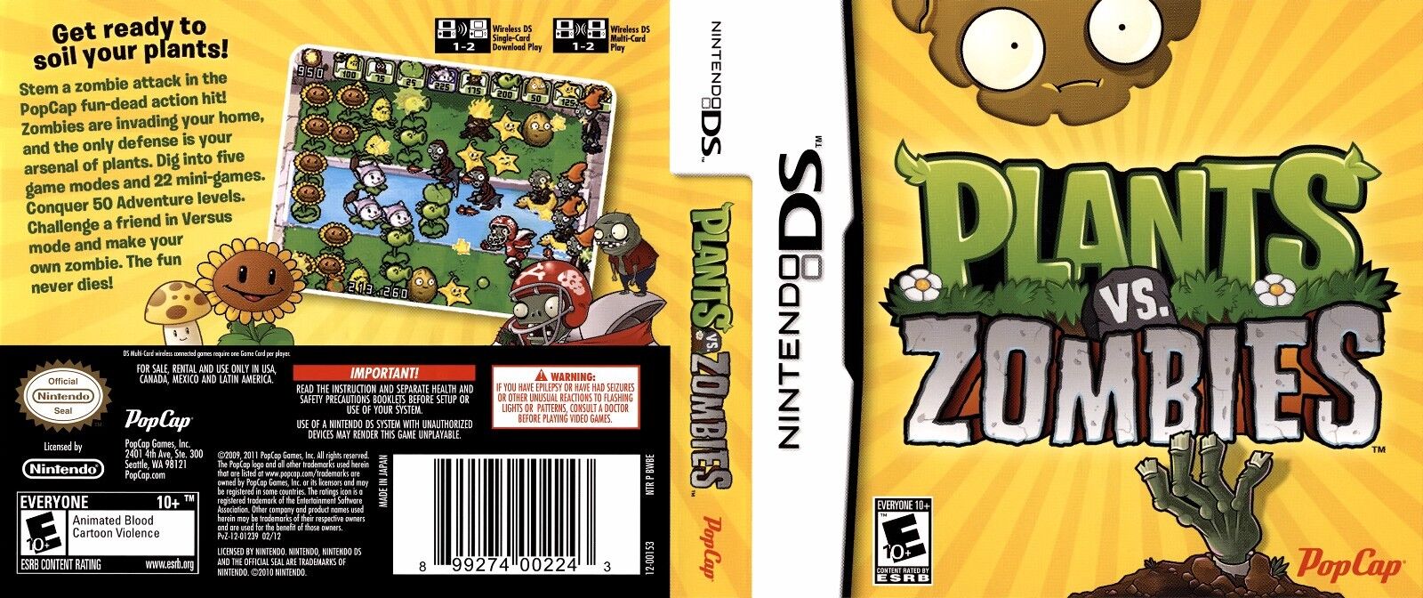 Nds version of PVZ : r/PlantsVSZombies