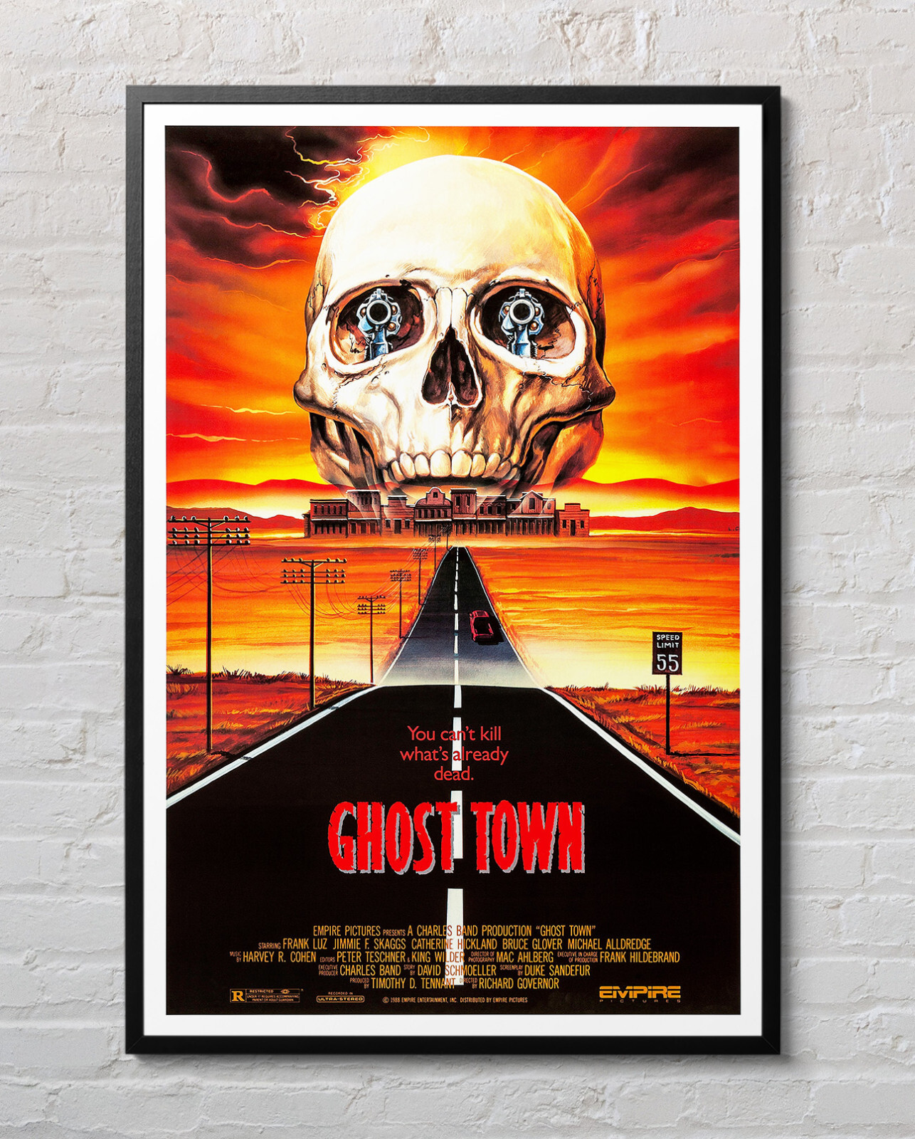 Edjay Postre Movie Poster Ghost Town 1988 24x36 inch Glossy M8811 | eBay
