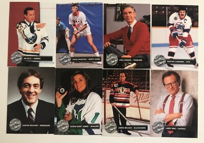 1992 ProSet Platinum U-PICK Celebrity Captains  (Larry King James Belushi) $1 ea